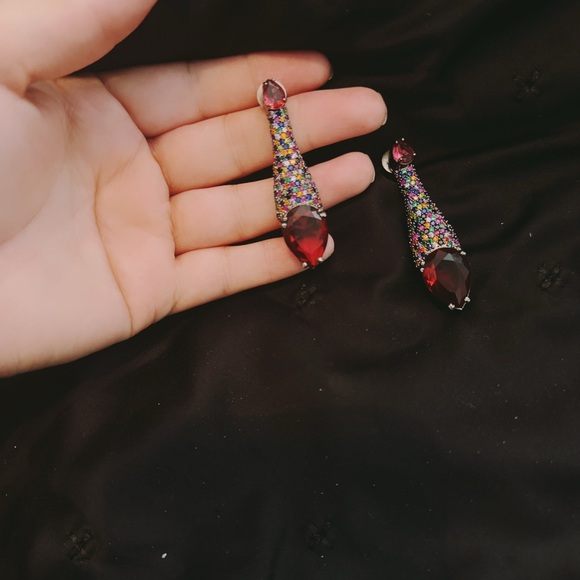 Jewelry - Elegant Multicolor Drop Earrings